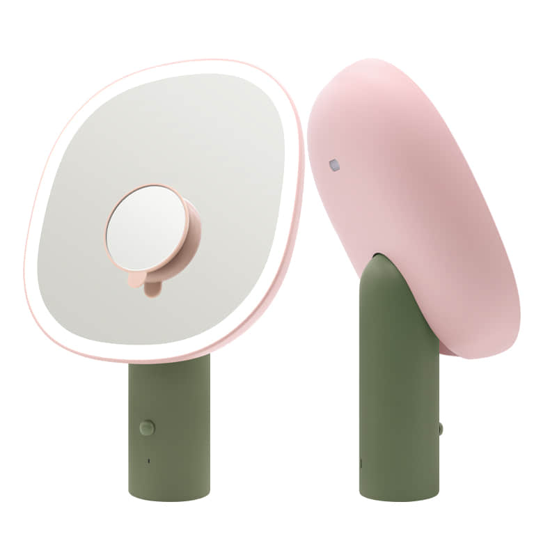 Makeup mirrors with lights