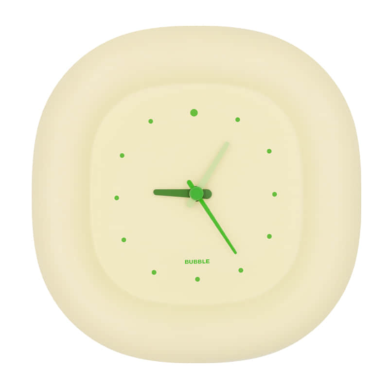 Bubble silicone clock 